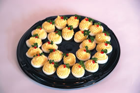 Gourmet Deviled Eggs Platter